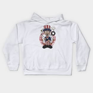 Magician illustration Kids Hoodie